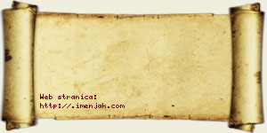 Žaklina Karadžić vizit kartica